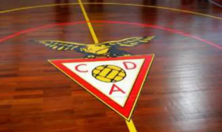 Figura 7 - Complexo Desportivo CD Aves  Figura 6 - Símbolo do Clube no piso do Pavilhão
