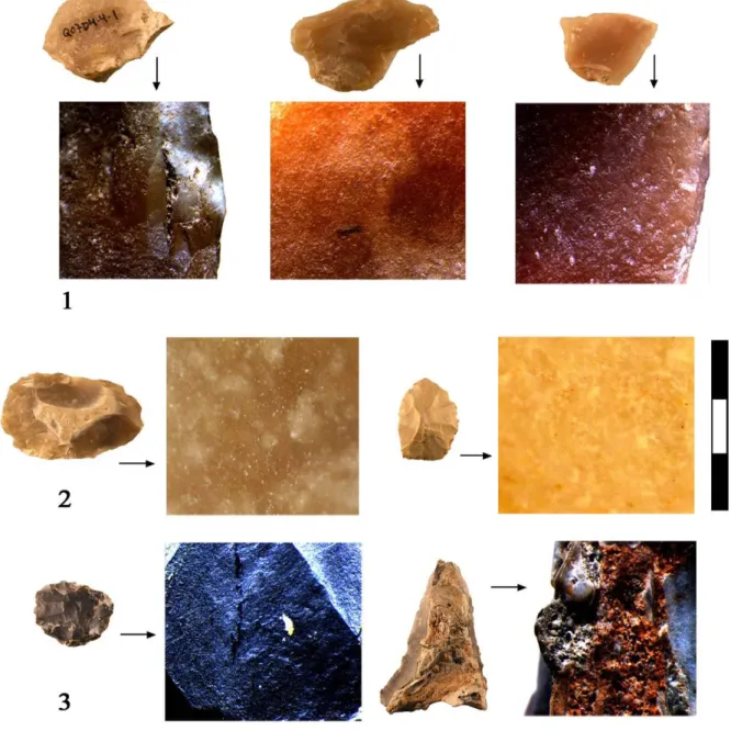 Figure 5. Allochthonous flints from Quebrada. 