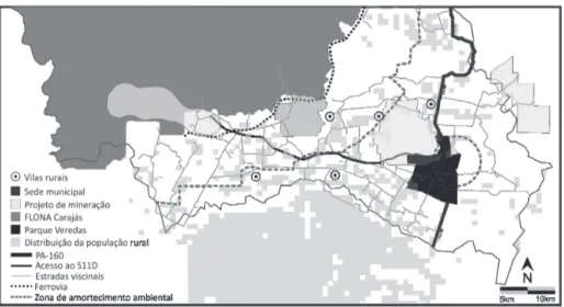 Figura 1: Configuração territorial do município de Canaã dos Carajás