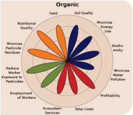Figura 1.4 Benefícios de sustentabilidade da Agricultura Biológica (Fonte: Blogue  Union of Concerned Scientists) 