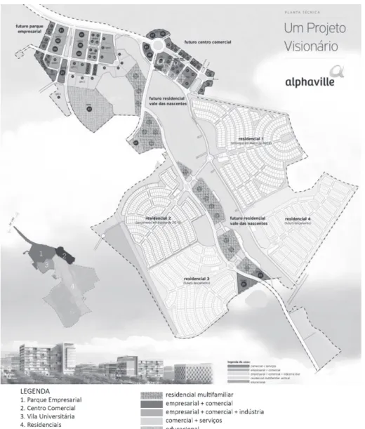 Figura 2: Plano Geral do Alphaville Brasília