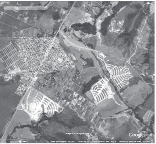 Figura 6: Vista aérea da região do Alphaville Brasília
