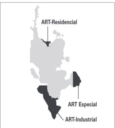 Figura 3: Localização das ARTs