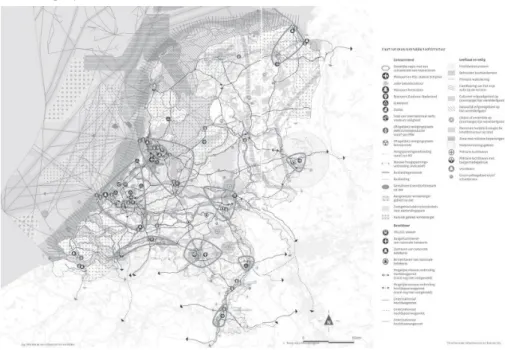 Figura 2: Mapa da Estrutura Espacial Nacional com as principais diretrizes para os  sistemas viário, ferroviário, portuário, aeroportuário, elétrico, hídrico, ambiental,  urbano, projetos-chave e zonas de desenvolvimento econômico