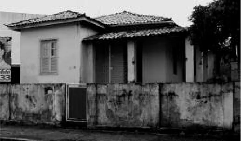 Figura 8 – Casa da Vila 10 de Novembro, localizada na rua Francisca Moura, imagem produzida em julho de 2008.