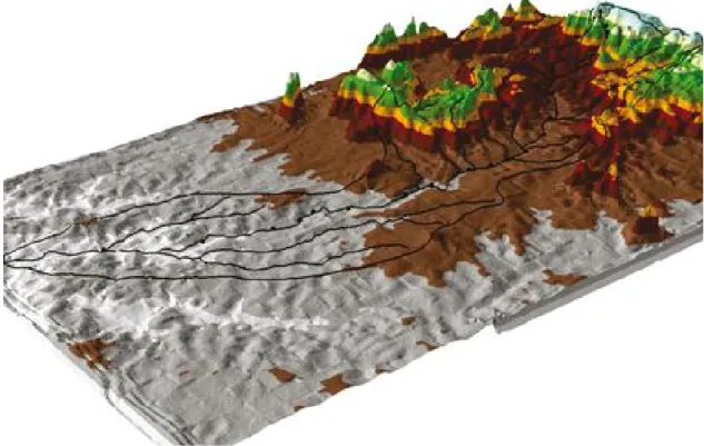 Figure 4 - Digital Terrain Model (DTM) of the River Cobras sub-basin, RN