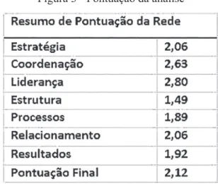 Figura 3 - Pontuação da análise