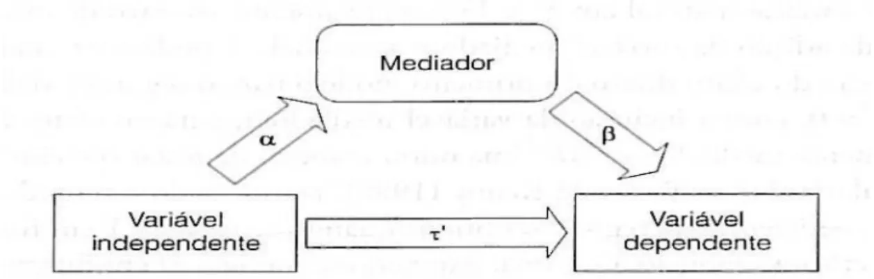 Figura 1. Modelo de Mediação de Sobel
