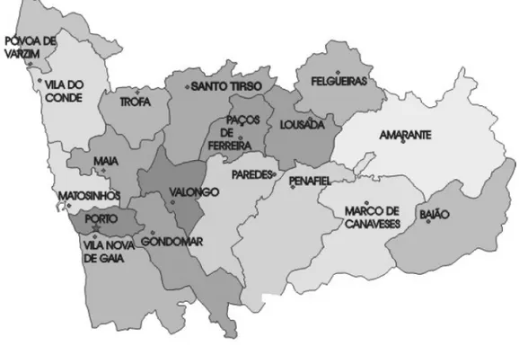 Figura I: Distrito do Porto 