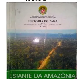 Figura 4 – Capa do livro “Contando a História do Pará”,  volume 2. 