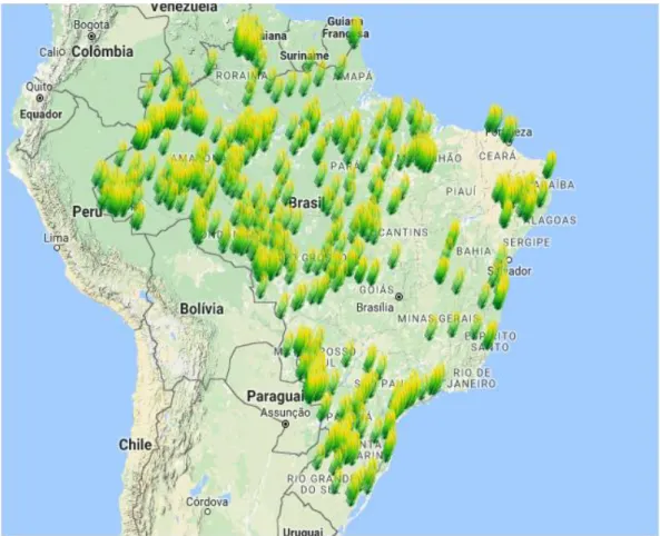 Figure  1:  Brazilian  Indigenous  lands  in  2017.  Source:  Instituto  Socioambiental  (https://terrasindigenas.org.br/)