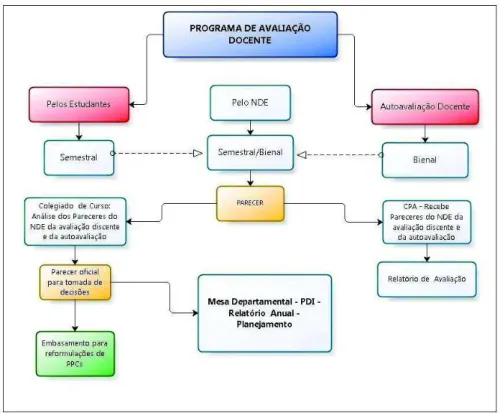 Figura 9. Fluxograma do Programa de Avaliação Docente. 