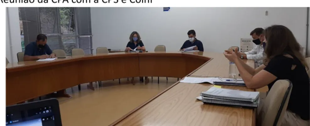 Figura 12 – Reunião da CPA com a CPS e Coinf