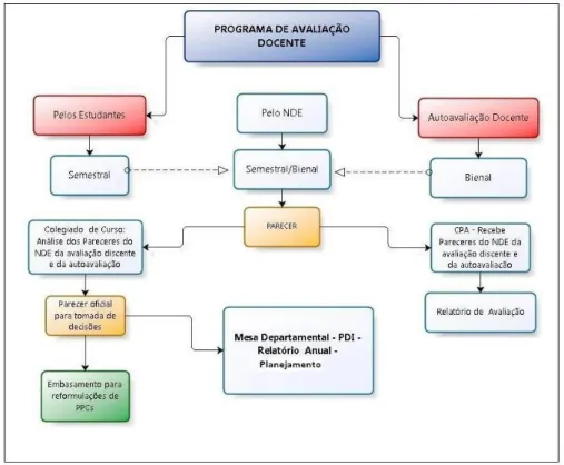 Figura 2. Organograma do Programa de Avaliação Docente. 