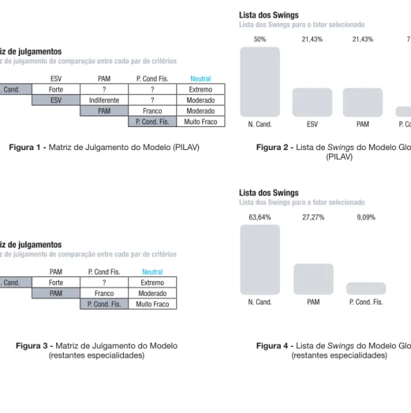 Figura 1 - Matriz de Julgamento do Modelo (PILAV) 
