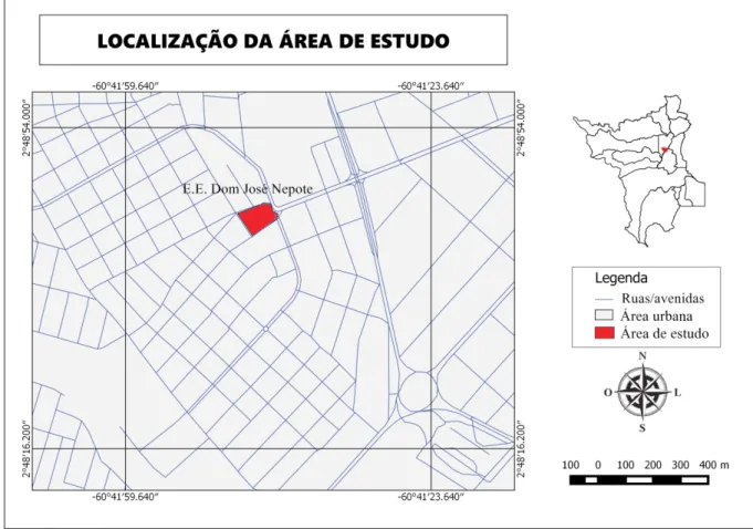 Figura 1: Localização da Escola Estadual Dom José Nepote