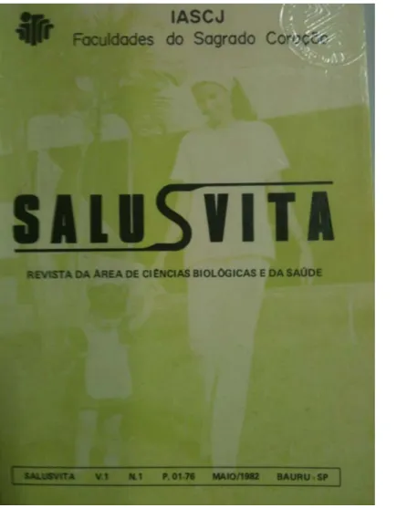 Figura - Capa do primeiro fascículo de SALUSVITA.