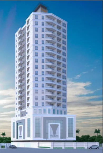Figura 15 – Modelo 3D de projeto do edifício Dom Bastos. 