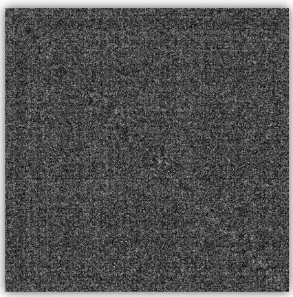 Fig. 23 Snapshot of the memory after the storage of 40000 images with no correlation. 
