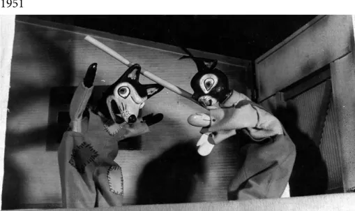 Figura 3- Teatro com marionetes no CREFAL Pátzcuaro, Michoacán,  1951