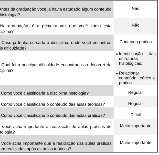 Figura 16. Respostas do questionário do deficiente visual (Bloco 2)   Fonte: Própria autora 
