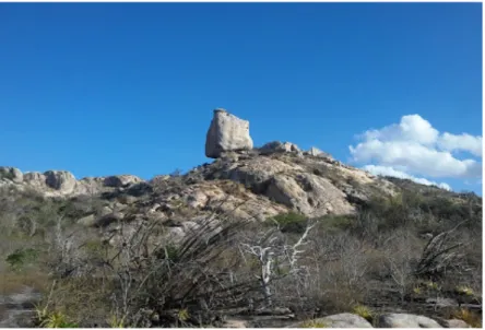 Figura 3 - Cemitério indígena - Serra da Caxexa.