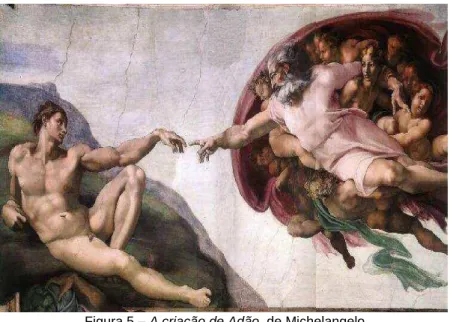 Figura 5 – A criação de Adão, de Michelangelo.  
