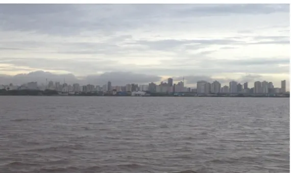 Fig. 5.3. Panorama of the mixed path (Belém - Guajará Bay). 