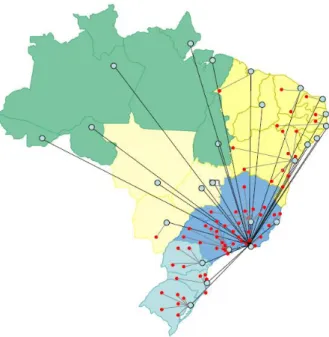 Figura  1.  Órgãos  que  compõem  a  Rede  Brasileira  de  Metrologia  Legal  e  Qualidade-Inmetro