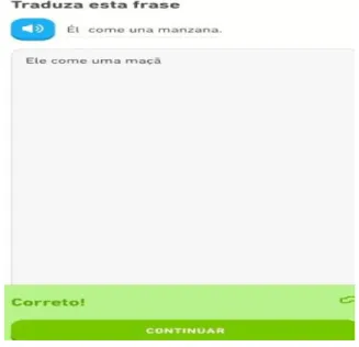 Figura 15 – Nivel dos del Duolingo 