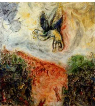 Figura 3: A queda de Ícaro (1975), de Marc Chagall.6  Disponível em: &lt;http://www.britishmuseum.org/&gt;