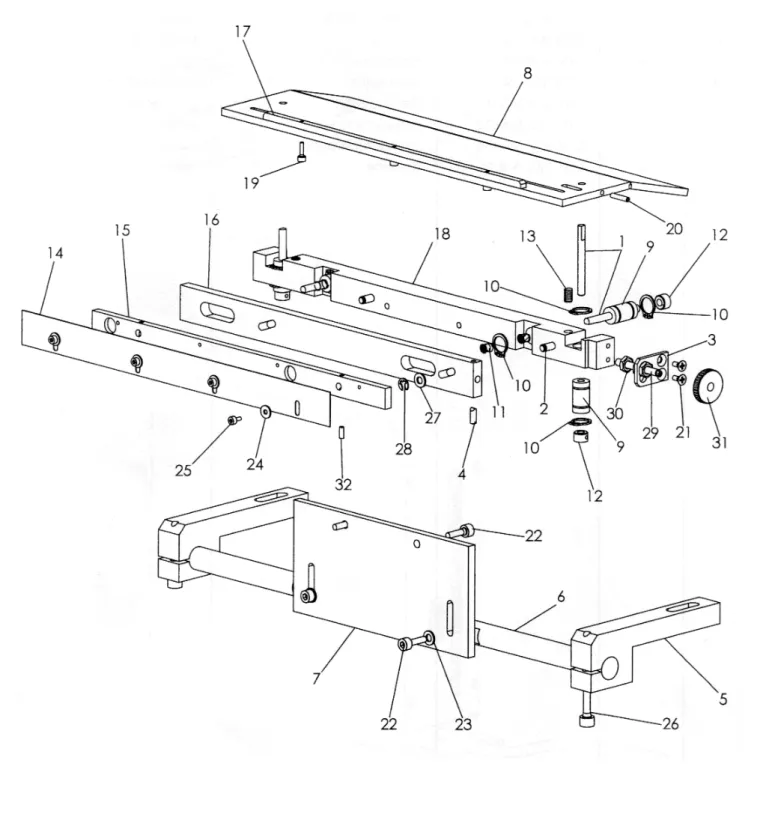 Tafel .0  Einlegetisch - kurz  Tafel 8.0 