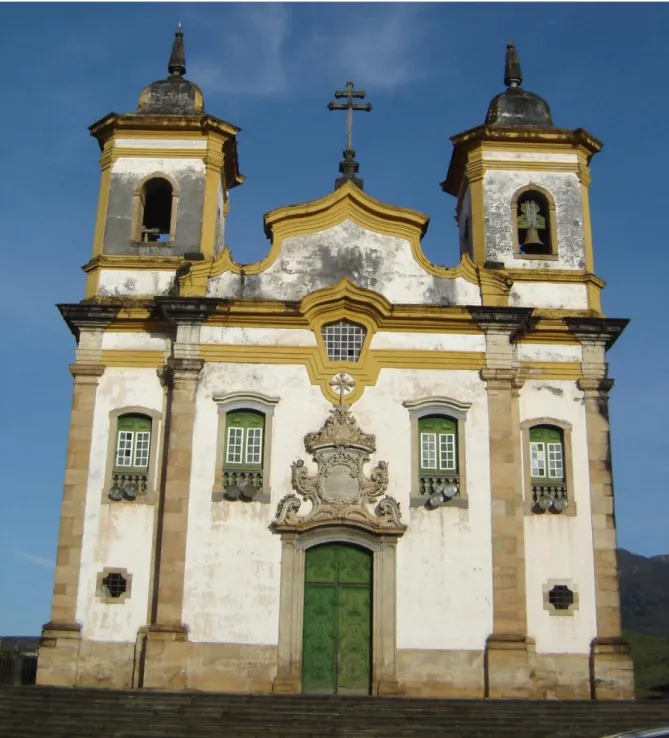 FIGURA 5 – Frontispício da igreja de São Francisco de Assis, Mariana 