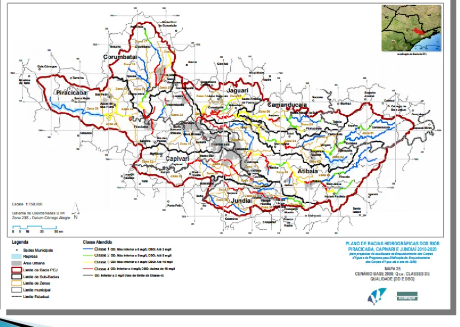 MAPA 13 - PLANO DE BACIAS PCJ – 2010/2020