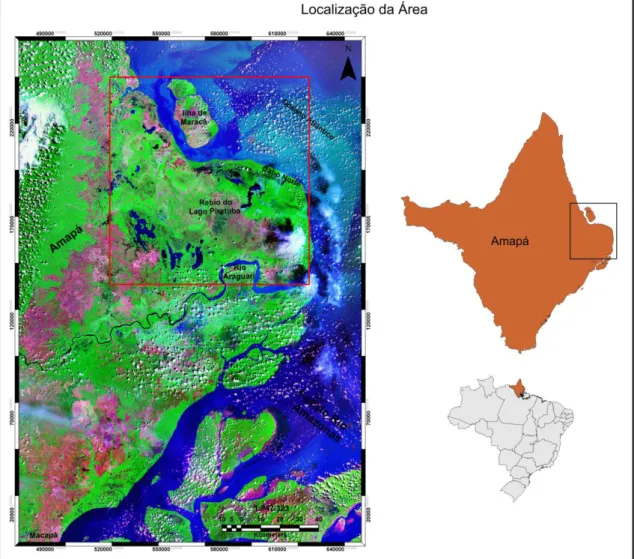 Figura 01: Localização da área de trabalho . 
