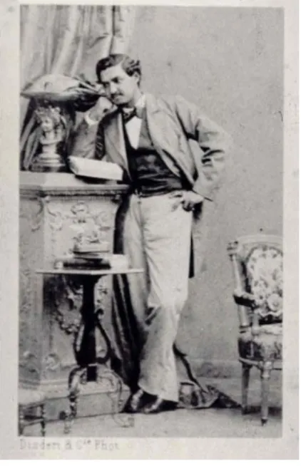 Foto 1: Barão de Joatinga,  posando para Eugene Disderi,  carte-de-visite, c. 1870, Coleção 