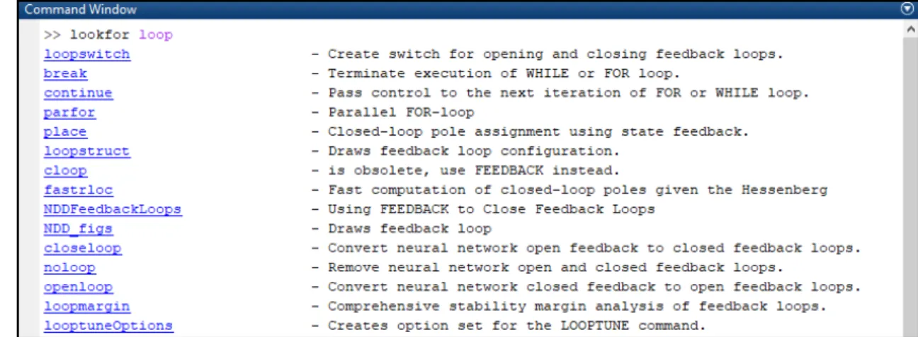 Figura 1.7: Utiliza¸c˜ ao do comando lookfor.