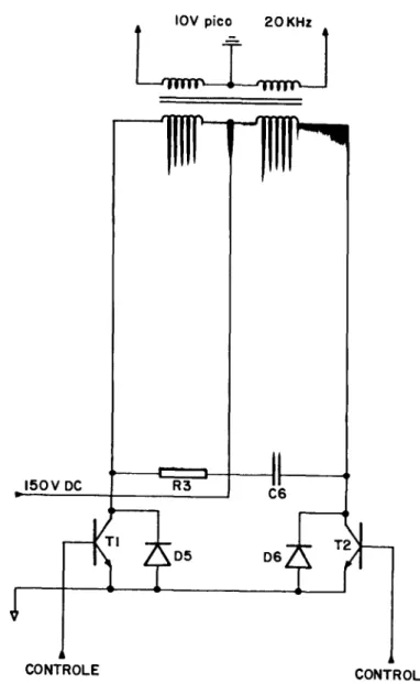 Fig. 3.1 - Esquema do estágio de comUtação. 
