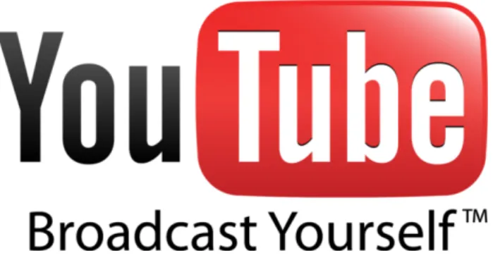 Figura 4 – marca do YouTube com slogan "Broadcast Yourself". Fonte: 