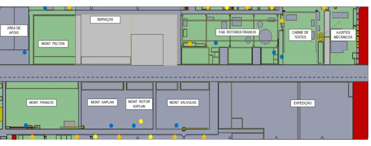 Figura 14: Layout seção estudada