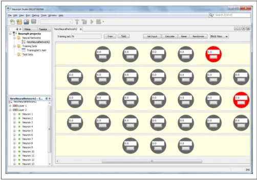 Figura 4. Interface de configuração das entradas. 