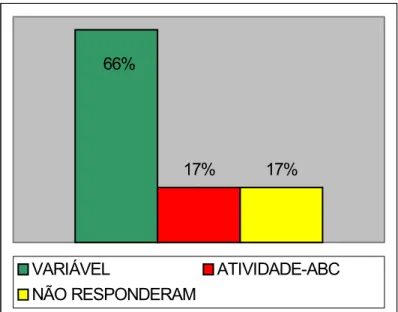 Gráfico 9 –  Tipo de sistema de custeio utilizado
