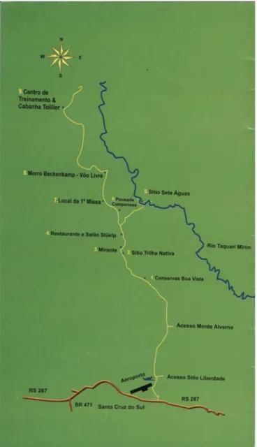 Ilustração 6 – Mapa do Roteiro de Boa Vista. 