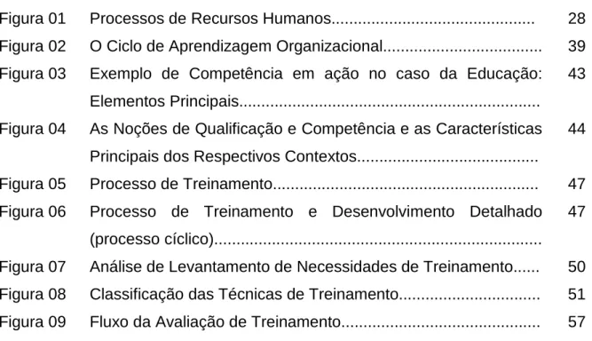 Figura 01  Processos de Recursos Humanos.............................................