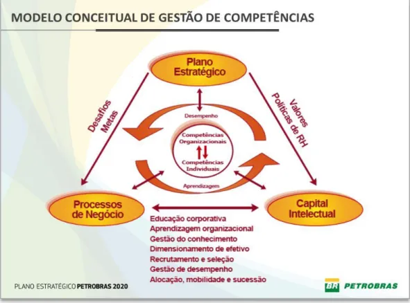 Figura 22 - Modelo de competências da Petrobras. 
