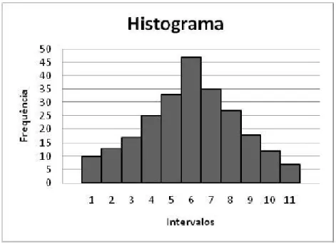 Figura 2.5 – Exemplo de Histograma. 