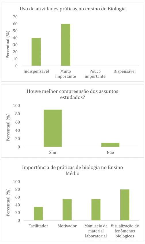 Figura 5. Resultados do questionário de avaliação do projeto. 