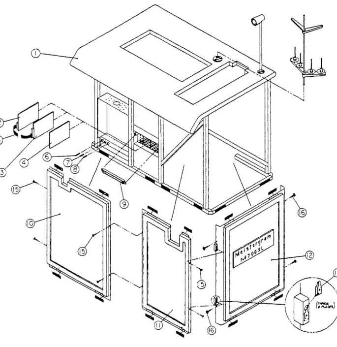 Fig.  7-1:  Frame  Assembly  Drawing  - Front 