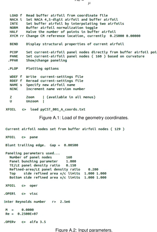Figure A.1: Load of the geometry coordinates.