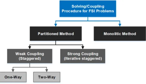 Figure 3.2: Solution strategies for FSI problems.